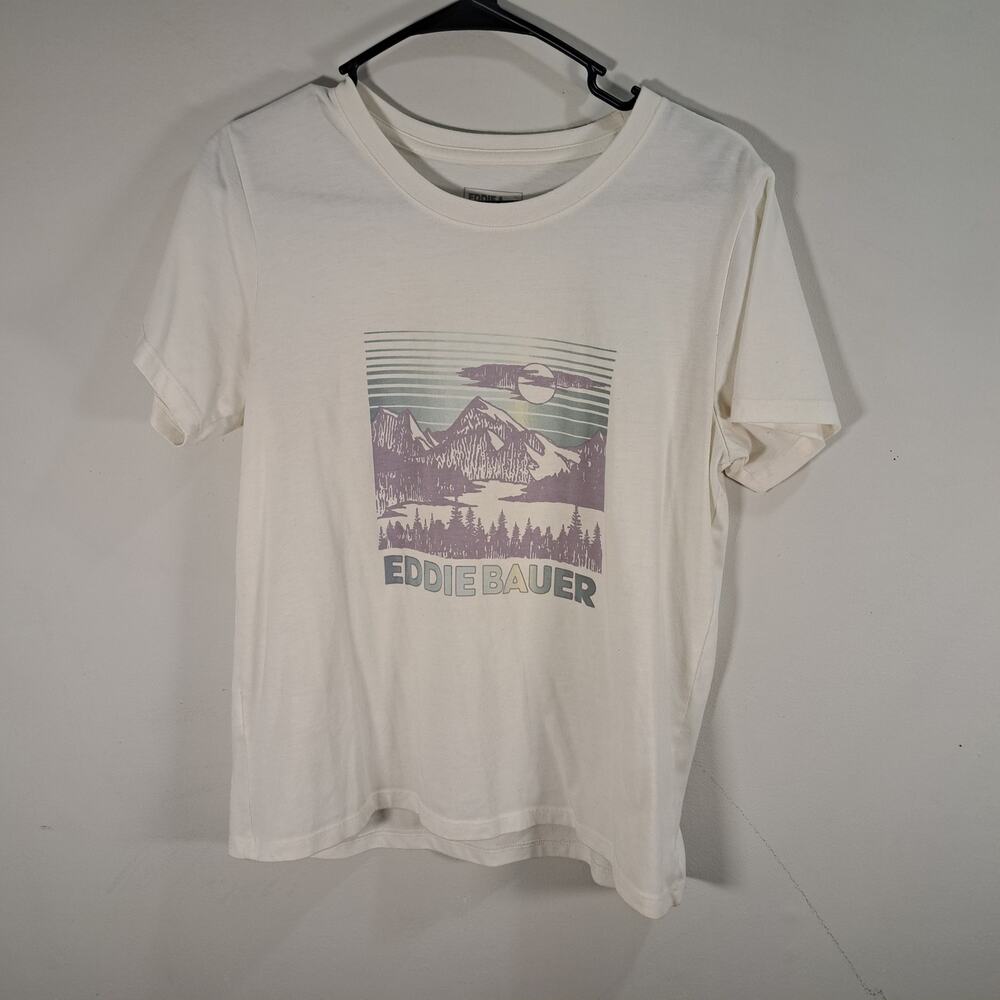 Eddie Bauer Women's Mountain Graphic T-Shirt Medium
